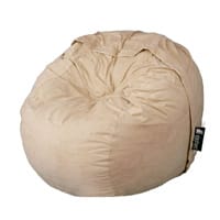 Elephant Kumo Round Bean Bag H800xD1000mm Real Mocha
