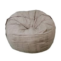 Elephant Kumo Round Bean Bag H800xD1000mm Smoke Grey
