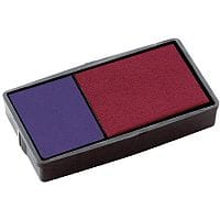 Colop Blue & Red Replacement Ink Pad Pack 2 6/4912/2