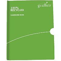 Graffico Recycled Casebound A5 Notebook Feint Ruled 160 Pages 9100033