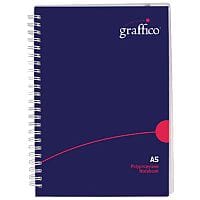 Graffico Twin Wire Board Cover A5 Notebook 160 Pages