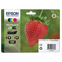 Epson 29XL 4 Colour High Capacity Ink Cartridges Strawberry Series Value Pack C13T29964010 / T2996 C13T29964012 - Epson 29 XL