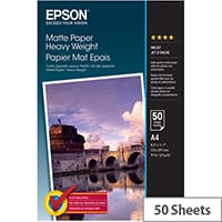 Epson A4 Matte Heavyweight Photo Paper 167gsm (Pack of 50)