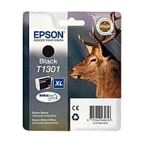 Epson T1301 XL Black High Capacity Ink Cartridge Stag C13T13014010 C13T13014012 - Epson Stag