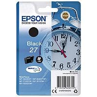 Epson Alarm Clock 27 Black Inkjet Cartridge (Pack of 1) C13T27014010 C13T27014012 - Epson Alarm Clock