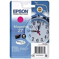Epson Alarm Clock 27 Magenta Inkjet Cartridge (Pack of 1) C13T27034010 C13T27034012 - Epson Alarm Clock
