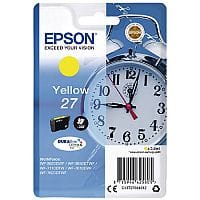 Epson Alarm Clock 27 Yellow Inkjet Cartridge (Pack of 1) C13T27044010 C13T27044012 - Epson Alarm Clock