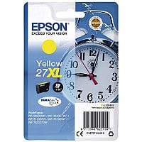 Epson Alarm Clock 27XL Yellow High Yield Inkjet Cartridge (Pack of 1) C13T27144010 C13T27144012 - Epson 27 XL
