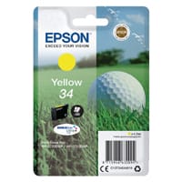 Epson 34 Yellow Singlepack DURABrite Ultra Ink (C13T34644010) - Epson Golf Ball