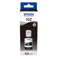 Epson 102 EcoTank Black Ink Bottle - Ultra High Yield - For use with ET-2700/ET-2750/ET-3700/ET-3750/ET-4750 - C13T03R140