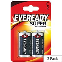 Eveready Batteries Silver C Pack 2 R14B2UP