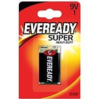 Eveready Battery Silver 9V Pack 1 6F22BIUP