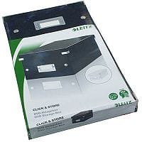 Leitz Click & Store DVD Storage Box Black Ref: 60420095