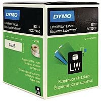 Dymo 99017 LabelWriter Labels Suspension File 50 x 12mm Pack 220