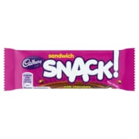 Cadbury Snack Sandwich Chocolate Snack Bars 22g (Pack of 60) MZ658470