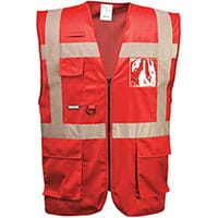 Portwest F476 Iona Executive Vest Red Medium