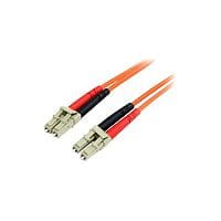 StarTech 1m Fiber Optic Cable Multimode Duplex 62.5/125 LSZH LC/LC OM1 LC to LC Fiber Patch Cable 2 x LC Male Network 2 x LC Male Network Orange FIBLCLC1