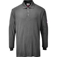Portwest FR10 FR Antistatic Polo Shirt Grey XL