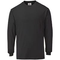 Portwest FR11 FR Antistatic T-Shirt Black Small