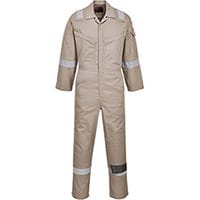 Portwest FR21 FR Antistatic Coverall Khaki XSmall (Regular Fit)