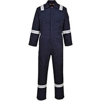 Portwest FR21 FR Antistatic Coverall Navy XSmall (Regular Fit)