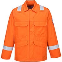 Portwest FR25 Bizflame Plus Jacket Orange Medium