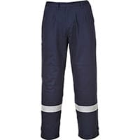 Portwest FR26 Bizflame Plus Trousers Navy Large (Tall Fit)