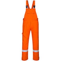 Portwest FR27 Bizflame Plus Bib & Brace Overall Orange XL (Tall Fit)
