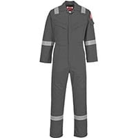 Portwest FR28 Lightweight Antistatic Coverall Grey XL (Regular Fit)