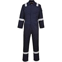 Portwest FR28 Lightweight Antistatic Coverall Navy Medium (Regular Fit)