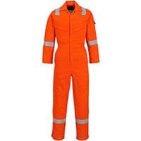 Portwest FR28 Lightweight Antistatic Coverall Orange Medium (Regular Fit)