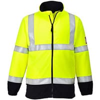 Portwest FR31 Bizflame Hi-Vis Fleece Yellow Large