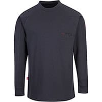 Portwest FR33 FR Antistatic Crew Neck T-Shirt Navy Small