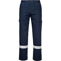 Portwest FR412 FR Lightweight Anti-Static Trousers Navy Size XL Regular Fit