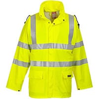 Portwest FR41 Sealtex Flame Hi-Vis Jacket Yellow XXL