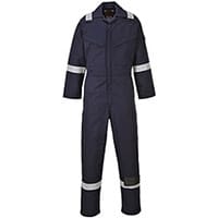 Portwest FR50 FR & Antistatic Coverall Navy XL (Regular Fit)