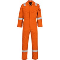 Portwest FR50 FR & Antistatic Coverall Orange XSmall (Regular Fit)