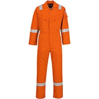 Portwest FR50 FR & Antistatic Coverall Orange Medium (Tall Fit)