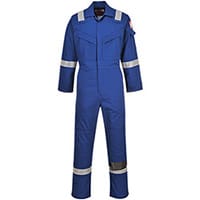 Portwest FR50 FR & Antistatic Coverall Royal Small (Regular Fit)