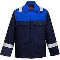 Portwest FR55 Bizflame Plus Jacket Navy & Royal Blue Medium