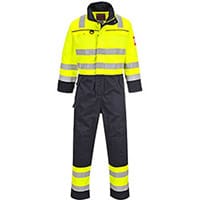 Portwest FR60 Multi-Norm Coverall Yellow & Navy Small