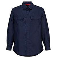 Portwest FR69 Bizflame Plus Chemical Shirt Navy XL