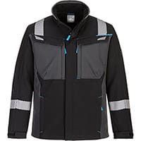 Portwest FR704 WX3 FR Softshell Jacket Black Medium