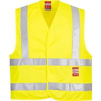 Portwest FR75 Hi-Vis FR Treated Vest Yellow XXL/3XL