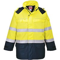 Portwest FR79 Bizflame Multi Arc Jacket Yellow & Navy Large