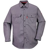 Portwest FR89 Bizflame Shirt 88/12 Grey XL