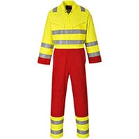 Portwest FR90 Bizflame Services Coverall Yellow Medium