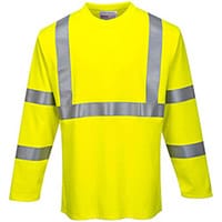 Portwest FR96 Flame Resistant ARC2 T-Shirt Yellow XXL