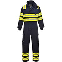 Portwest FR98 Wildland Fire Coverall Navy Medium