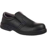 Portwest FW81 Slip-On Safety Shoes S2 Black Size EU 45/UK 10.5